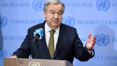 صورة غوتيريش: مجلس الأمن منقسم بشأن أوكرانيا وكل قضايا السلم الدولي