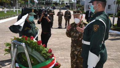 صورة السيد الفريق السعيد شنڨريحة، رئيس أركان الجيش الوطني الشعبي في زيارة عمل وتفتيش إلى قيادة الدرك الوطني