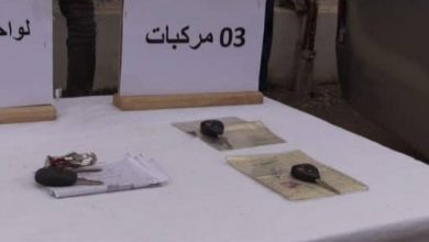 صورة شرطة براقي تفكك جمعية أشرار وتسترجع 03 سيارات