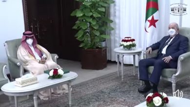 صورة رئيس الجمهورية يستقبل سعادة سفير المملكة العربية السعودية بالجزائر، السيد عبد الله بن ناصر عبد الله البصيري