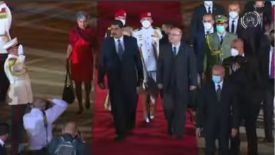 صورة رئيس جمهورية فنزويلا البوليفارية السيد نيكولاس مادورو  موروس يحل بالجزائر  في زيارةٍ تدوم يومين