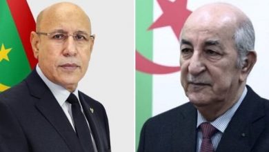 صورة رئيس الجمهورية يوجه دعوة رسمية لرئيس الجمهورية الإسلامية الموريتانية محمد ولد الشيخ الغزواني للمشاركة في أشغال الدورة العادية 31 لمجلس القمة العربية