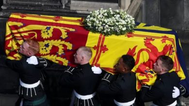 صورة نعش الملكة إليزابيث يصل اليوم إلى لندن