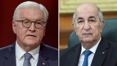 صورة رئيس الجمهورية السيد عبد المجيد تبون يتلقى مكالمة هاتفية من رئيس جمهورية ألمانيا الاتحادية